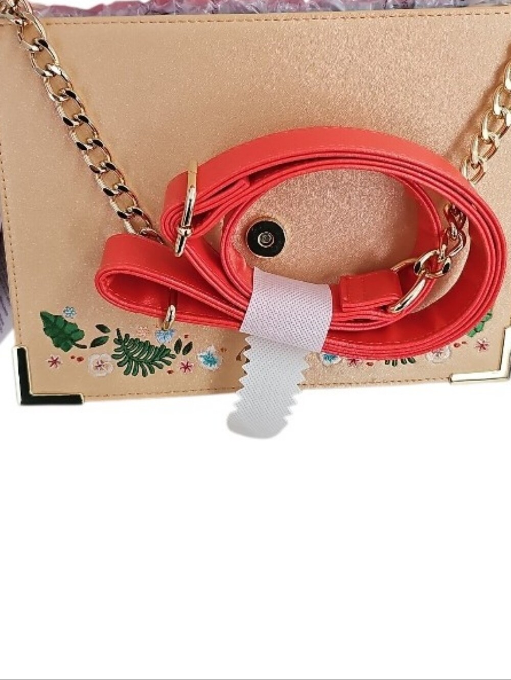 Disney Moana Loungefly Crossbody Bag NWT Embroidered Princess Top Handle Purse - Picture 13 of 14
